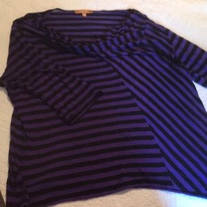 3/4 sleeve cotton pullover top